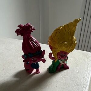 Trolls tonie Figures Set - Pink & Yellow Hair Kids Toys